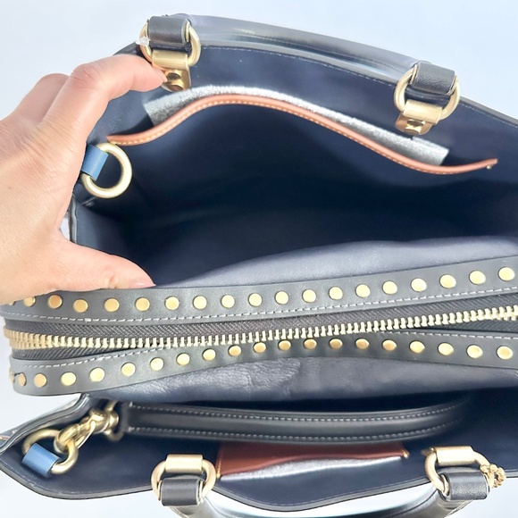 Coach Rogue in Colorblock with Rivets - Picture 9 of 14